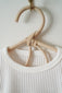 MINI WAFFLE SWEATER (Ecru)