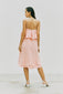 Unna Peplum Midi Dress (Ballerina)