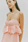 Unna Peplum Midi Dress (Ballerina)