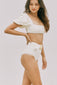 Vera High Waist Belt Bottom (Ivory)