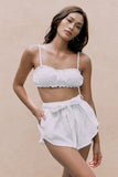 Puglia Fold Shorts (White)