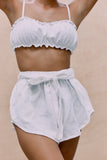 Puglia Fold Shorts (White)