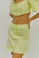 Sinai Mini Skirt (Lemon)