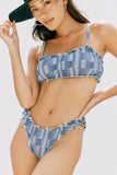 Kitana Bottom (Ikat Blue)