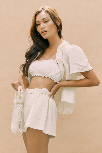 Ganna Shorts (Ivory)