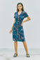 Secretary Dress (Blue Lagoon)