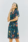 Salina Dress (Navy Floral)