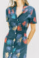 Salina Dress (Navy Floral)