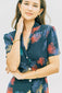 Salina Dress (Navy Floral)