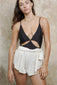 Puglia Fold Shorts (Khaki Stripes)